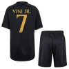 Original Trikotsatz Real Madrid Vini Jr. 7 Ausweichtrikot 2023-24 Für Kinder